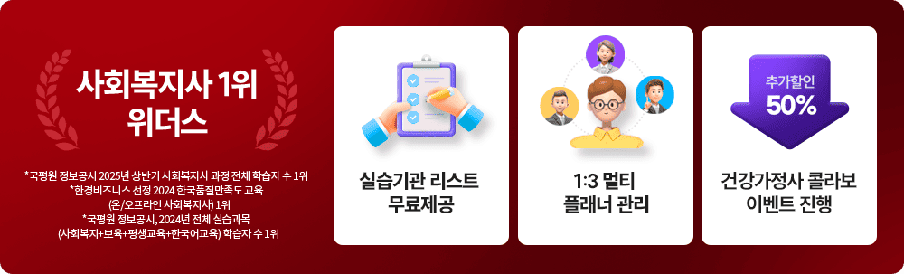 사회복지사 1위, 위더스