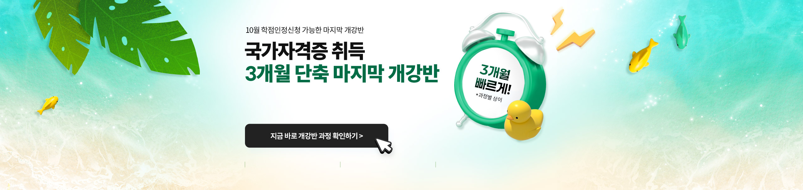 2026년 2학기 첫 개강반 국가자격증/학위취득 신규회원 추가할인!