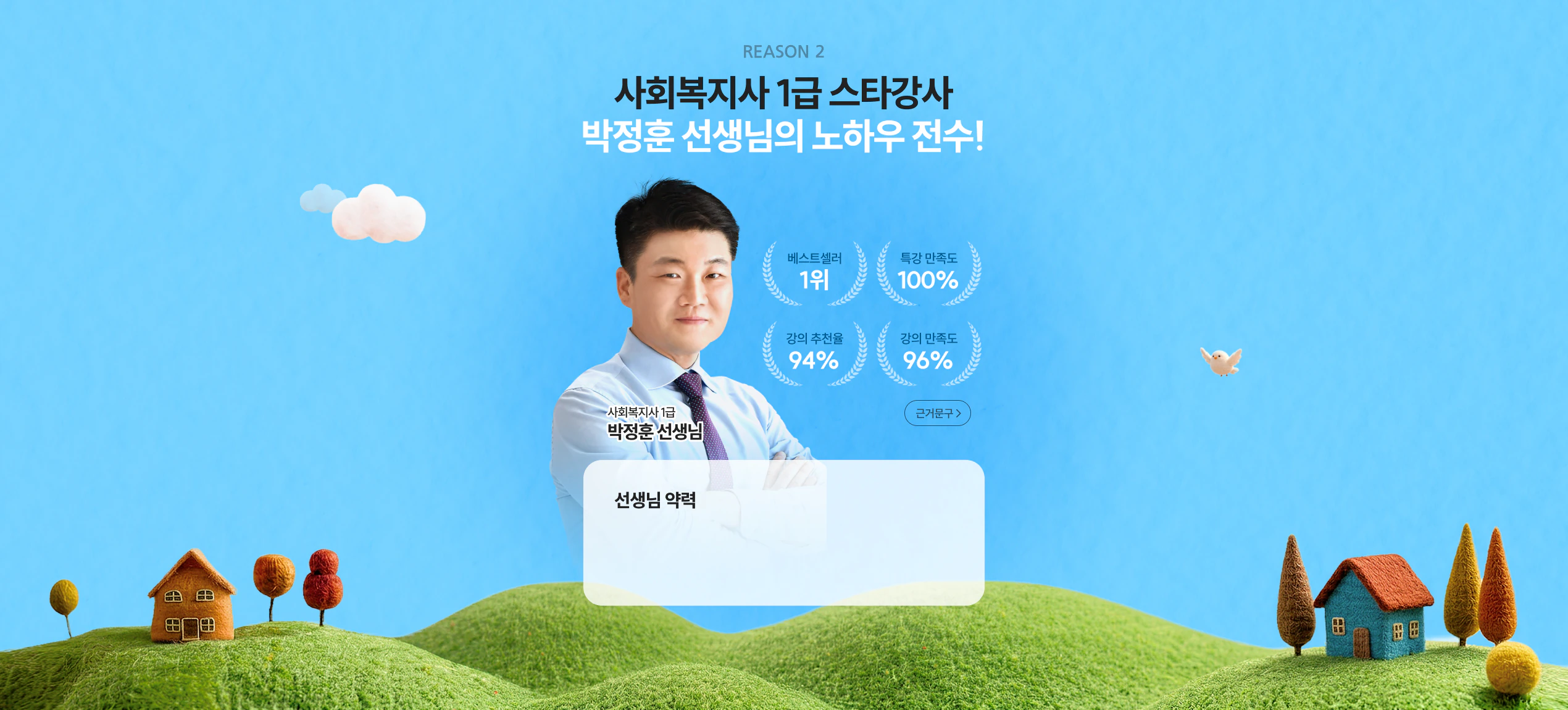 해커스 사회복지사 1급 대표 교수진