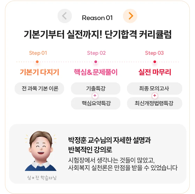기본기부터 실전까지! 단기합격 커리큘럼